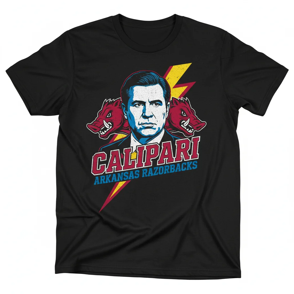 Calipari's Court: Arkansas Razorbacks Edition Tee
