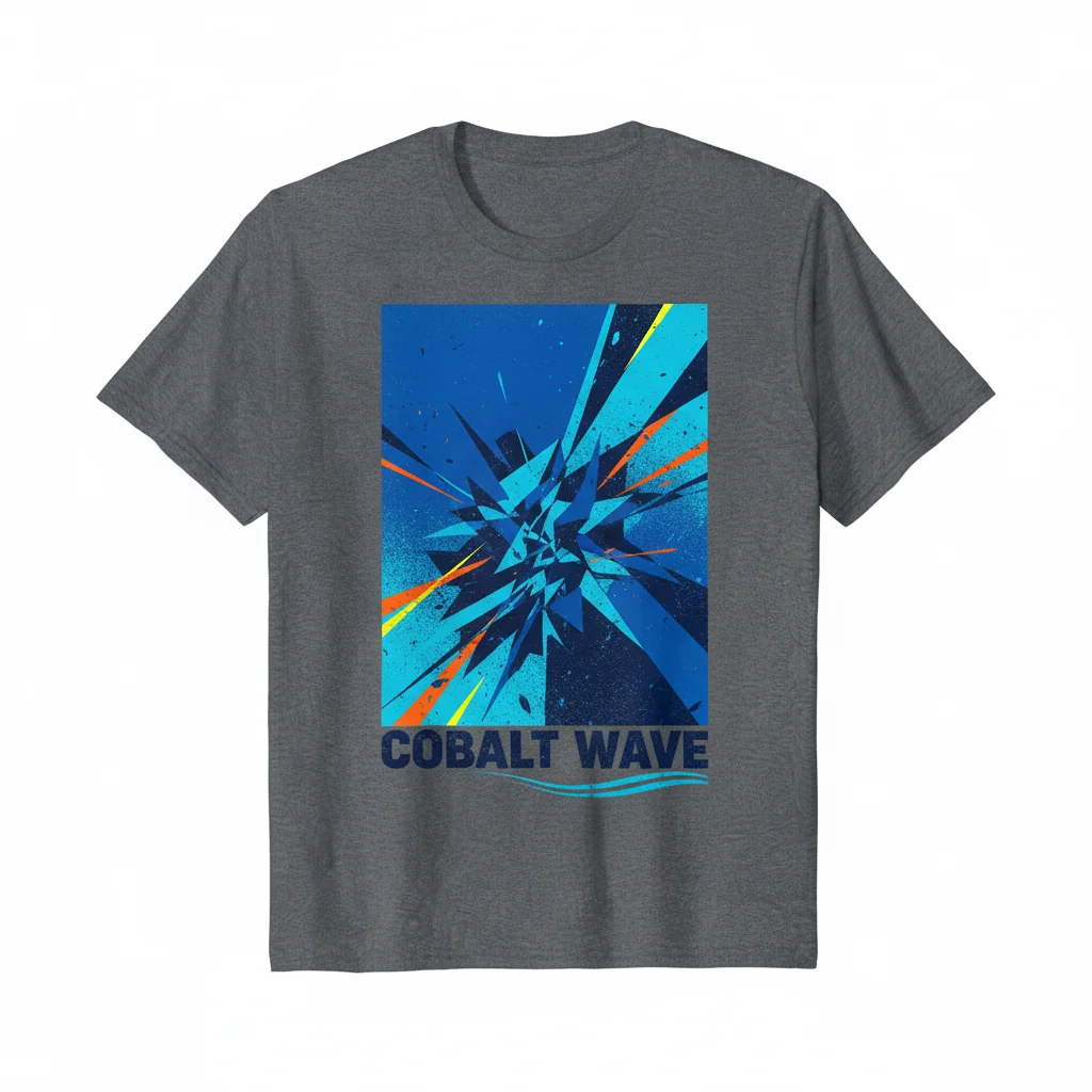 Cobalt Blue Solid Color T-Shirt - Vibrant & Comfortable Tee