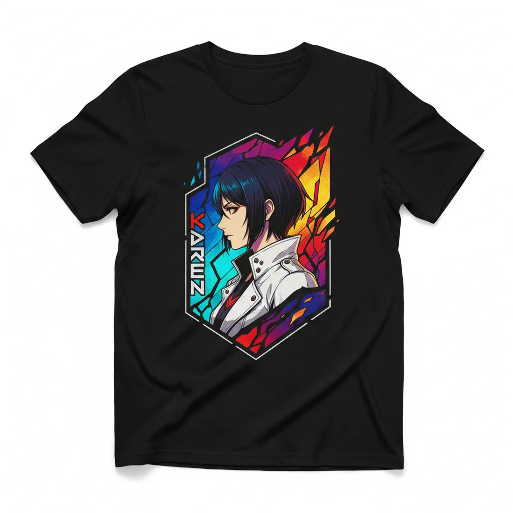 Code Vein Karen Amamiya T-Shirt | Anime Gaming Graphic Tee | Unisex Video Game Merch