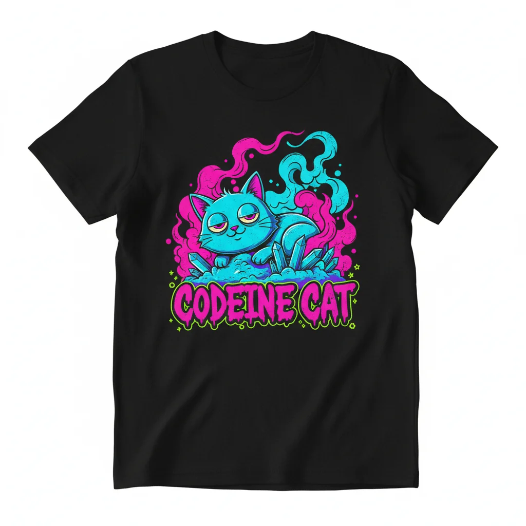 Codeine Cat Essential T-Shirt: Unmatched Comfort & Lasting Style