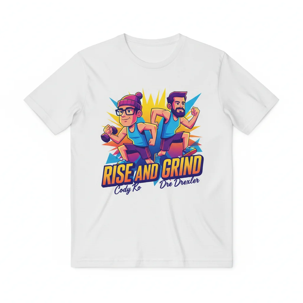 Cody Ko x Dre Drexler: Rise and Grind Street Tee