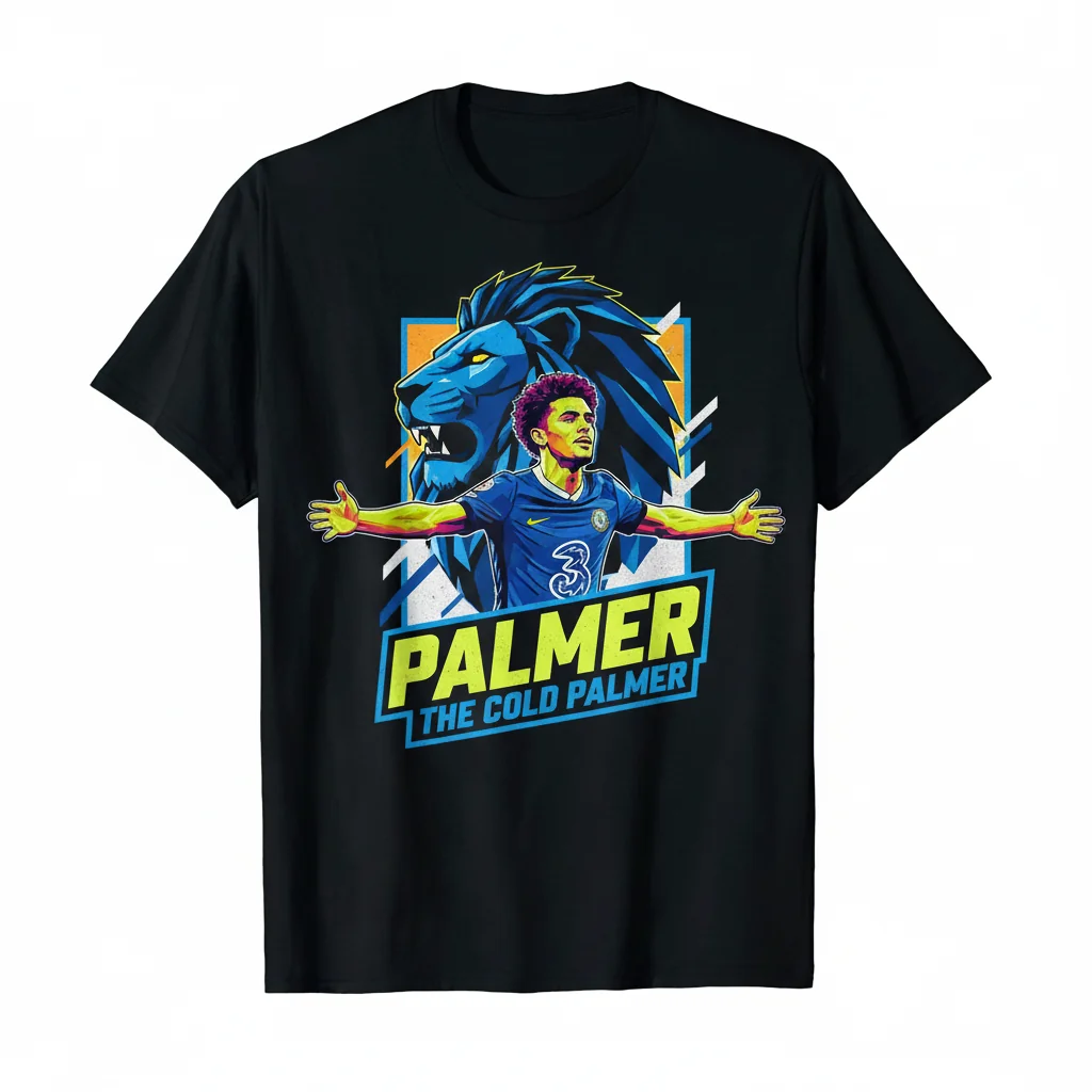 Cole Palmer Tribute Chelsea FC Fan T-Shirt - Graphic Design