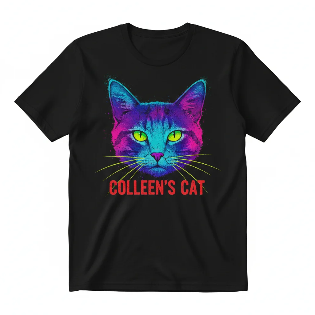 Colleen's Cat Essential T-Shirt: Premium Ring-Spun Cotton Tee for Cat Lovers