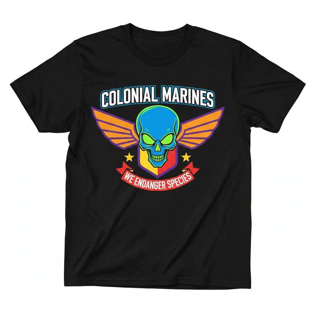 Colonial Marines Patch Essential Tee