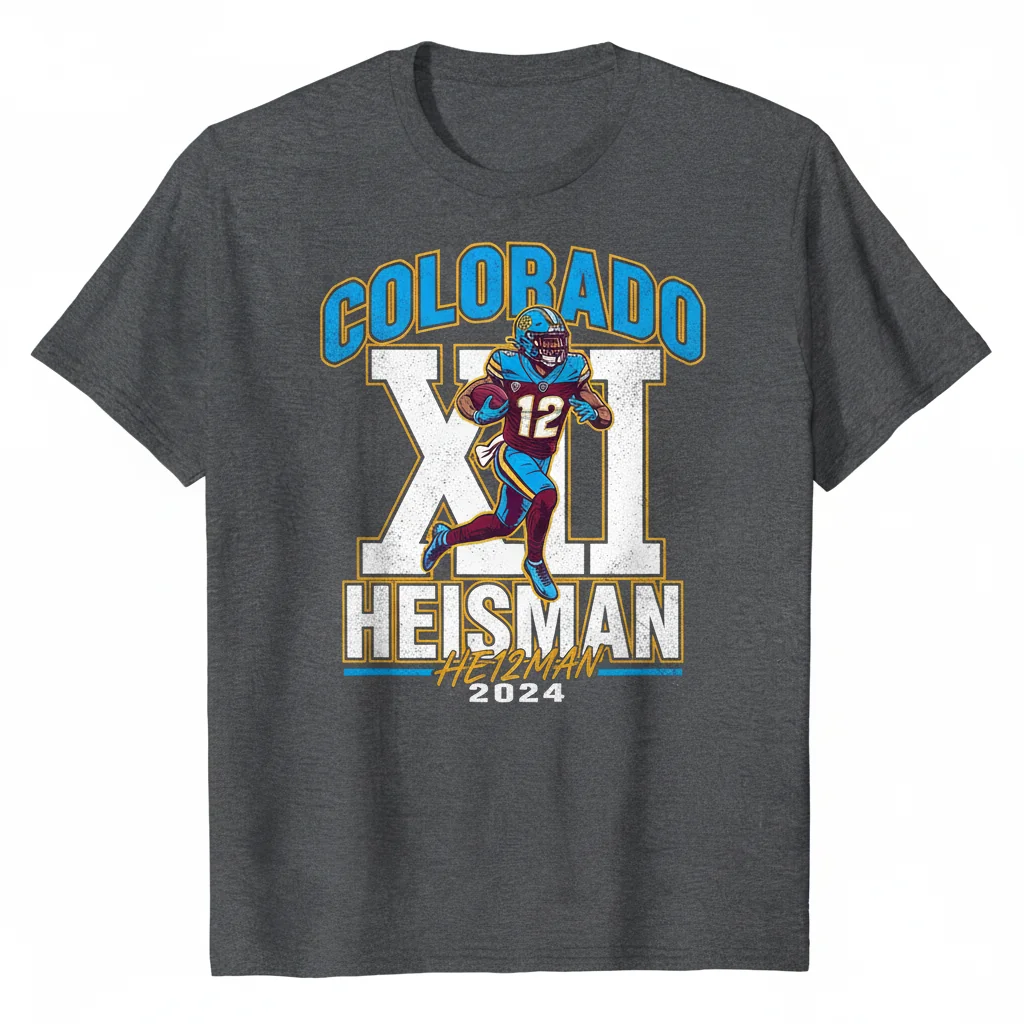 Colorado Travis Hunter Heisman He12man T-Shirt