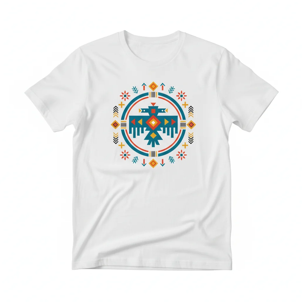 Ute Indian Tribal Pattern Essential T-Shirt – Colorful, Soft Cotton Tee