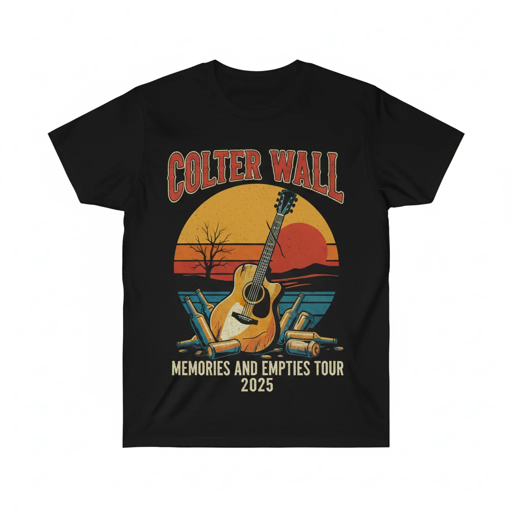 Colter Wall 'Memories & Empties' Tour 2025 Tee