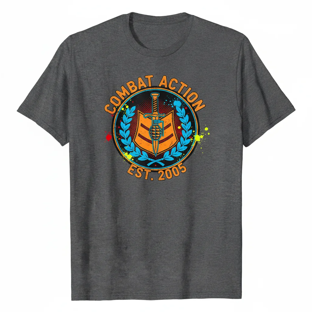 Combat Action Badge T-Shirt – Essential Military Pride Apparel
