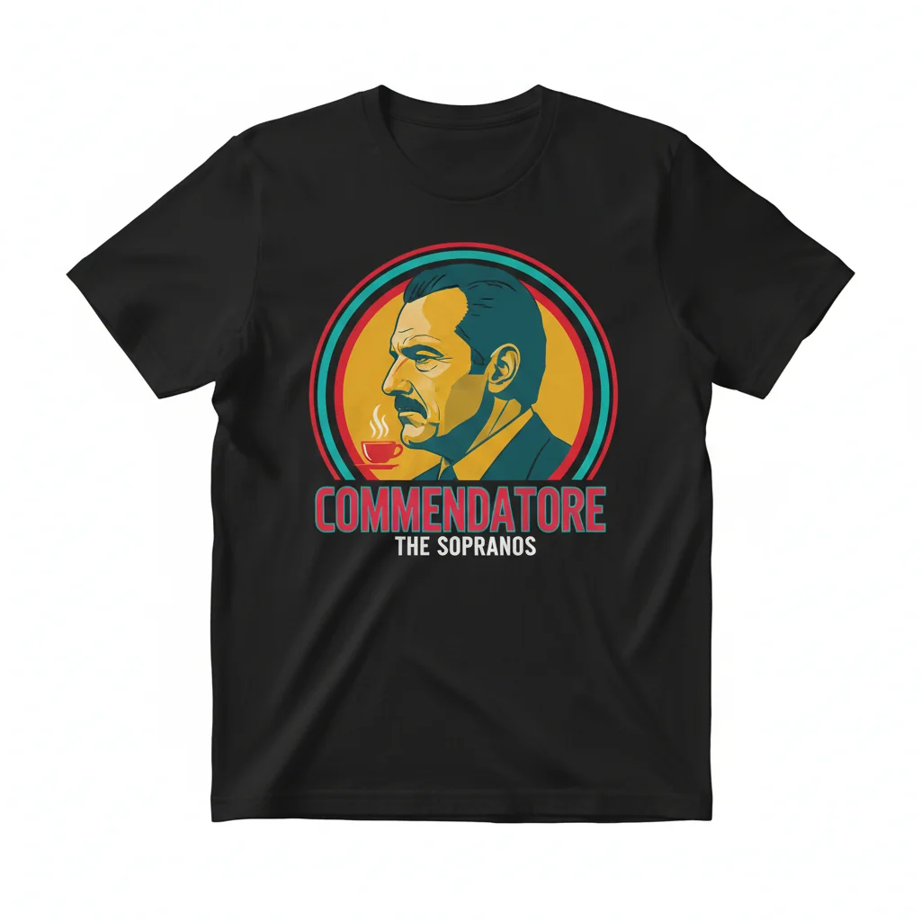Commendatore The Sopranos Essential T-Shirt - Premium Cotton Fan Apparel