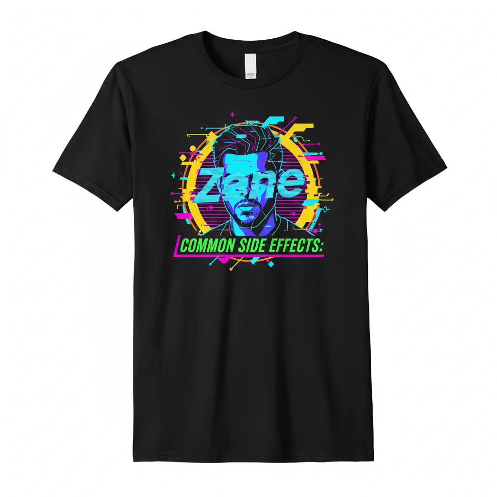 Zane Essential T-Shirt: Common Side Effects Graphic Tee for Men & Women