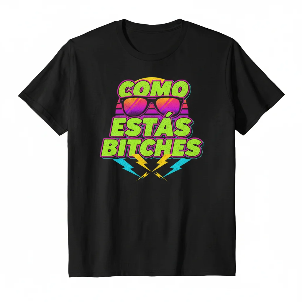 Camiseta Esencial "Como Estas Bitches" – 100% Algodón, Ajuste Retail