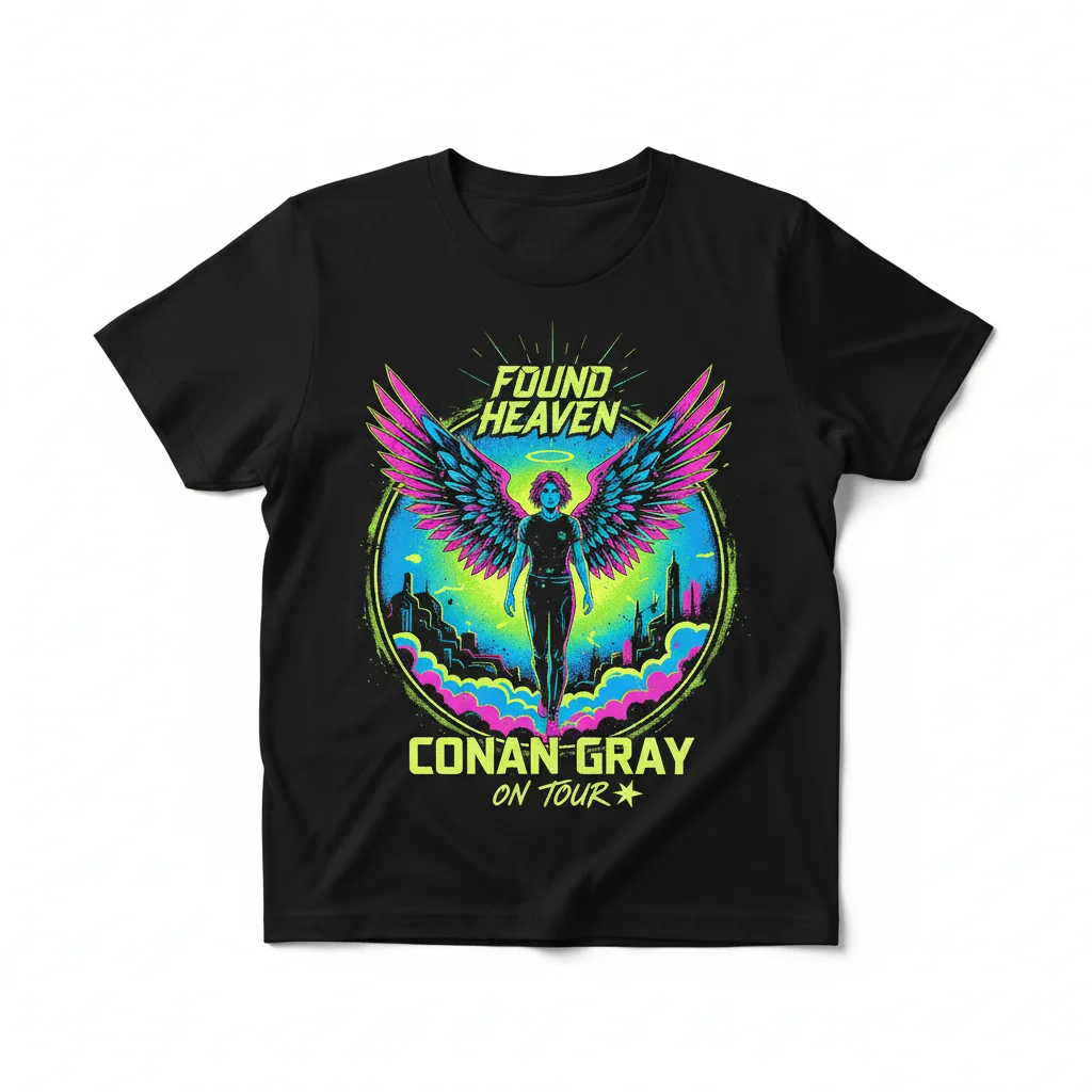 Conan Gray Found Heaven On Tour Essential T-Shirt – Official Fan Merch