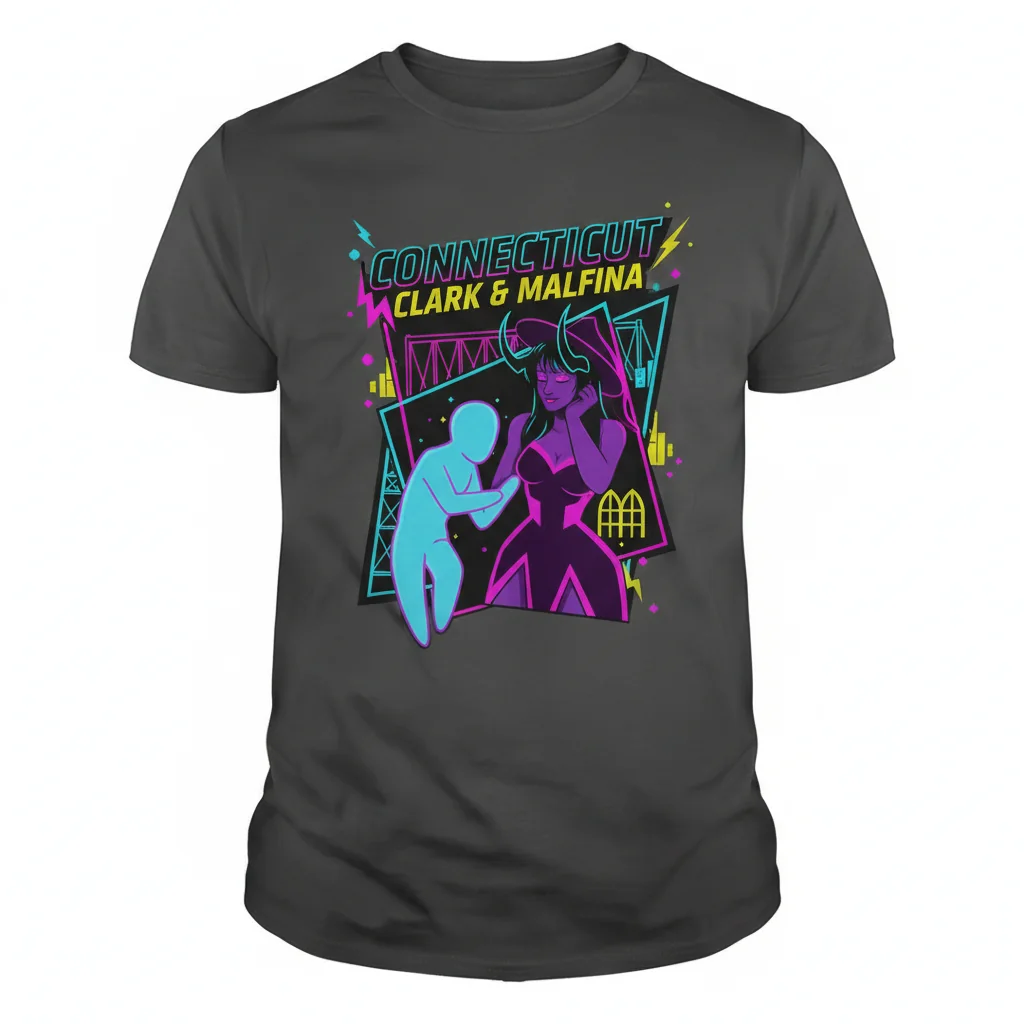 Connecticut Clark & Malfina Premium Essential T-Shirt – Ultra-Soft & Stylish
