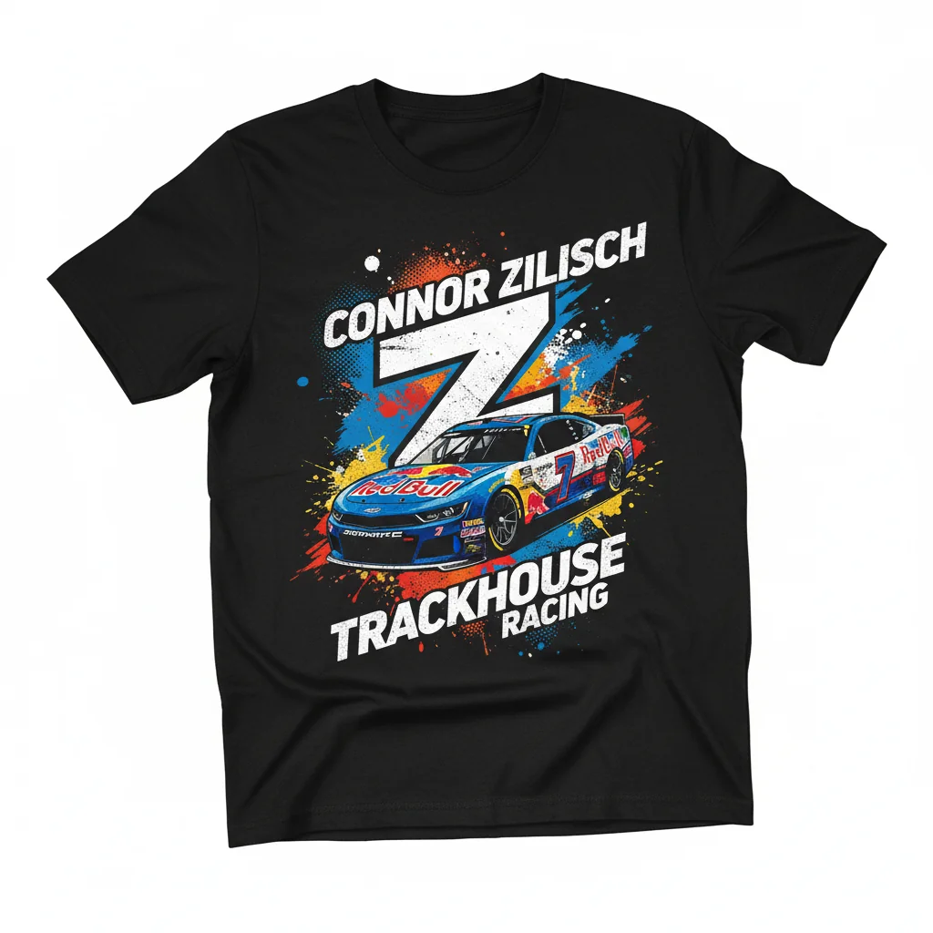 Connor Zilisch Red Bull Racing Lifestyle Tee: Art & Speed