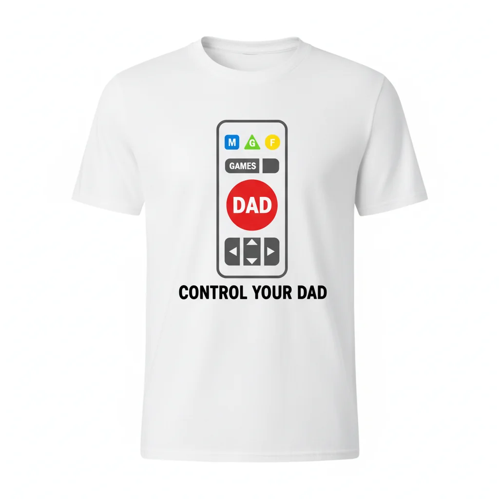Dad Control Tee: Master Your Style