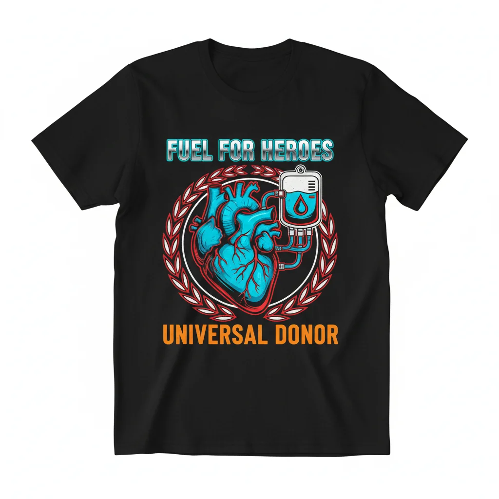 Cool Blood Donor Shirt - Wear Your Heart on Your Sleeve