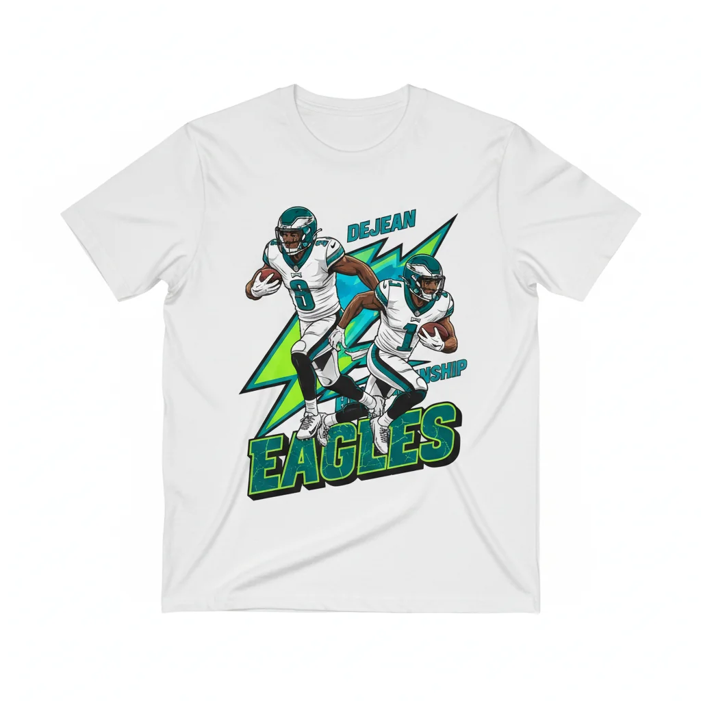 Cooper DeJean & Reed Blankenship Eagles Football Fan Shirt - Ultimate Durability & Comfort