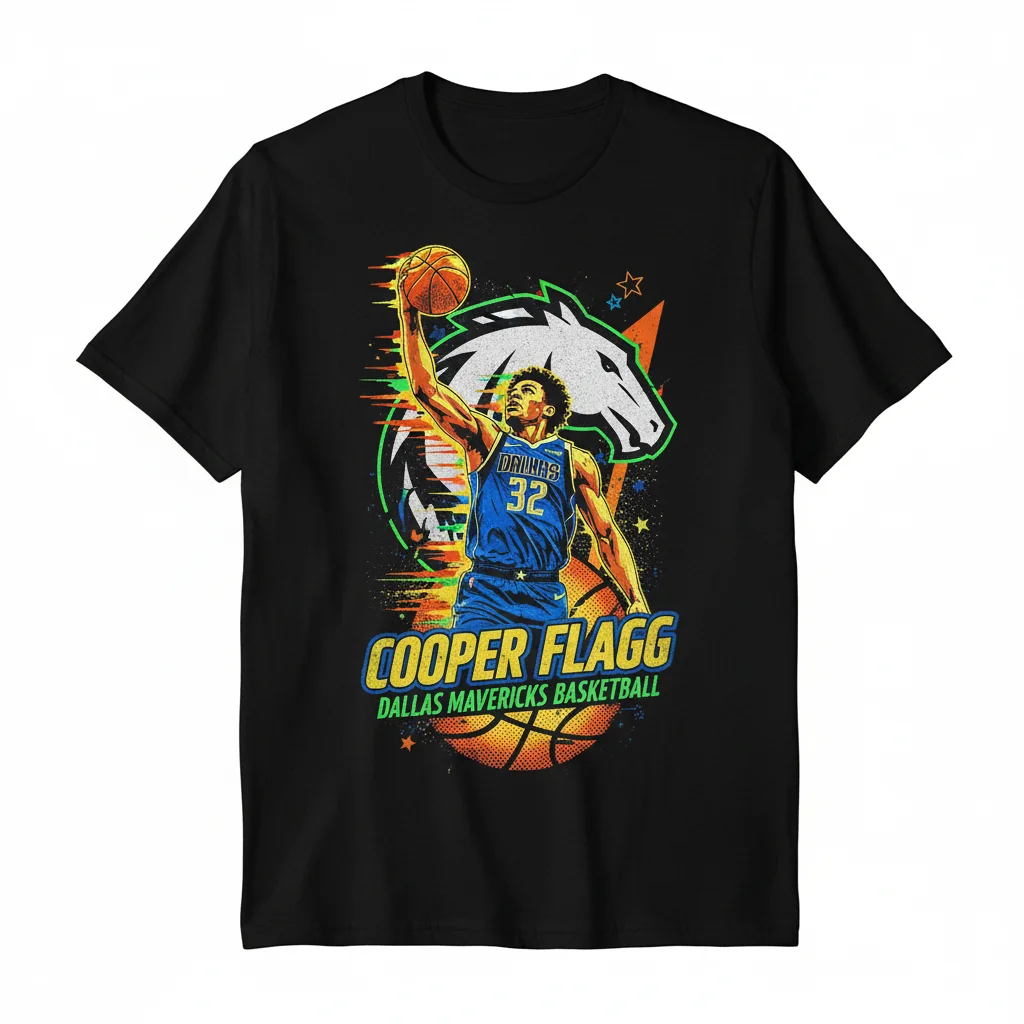Cooper Flagg Mavericks Vision Tee
