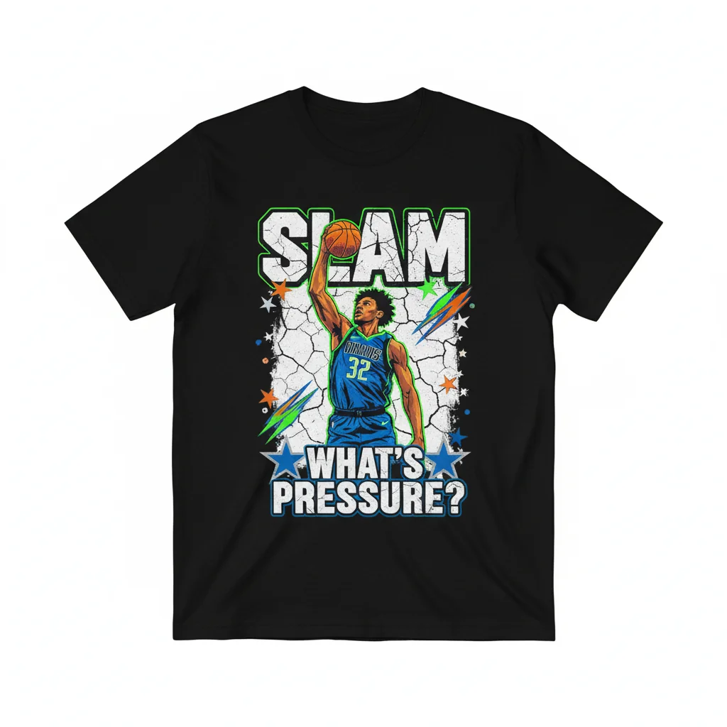 Flagg's Pressure Tee: Mavs Vibe