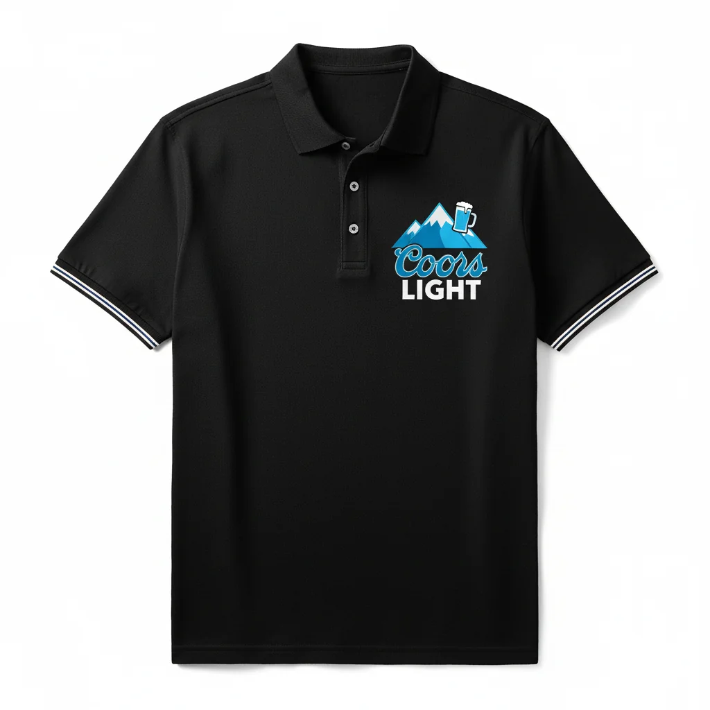 Coors Light Beer Polo Shirt – Classic & Comfortable Apparel