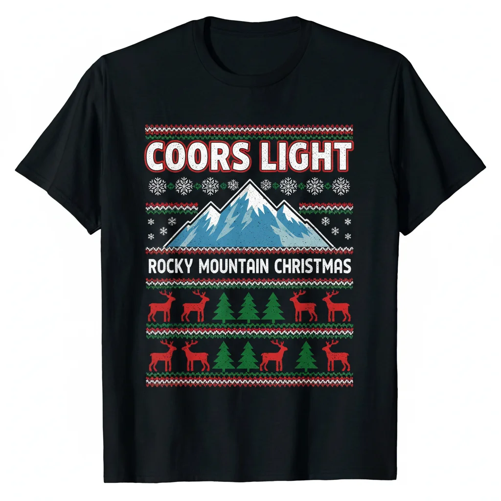 Coors Light Vibes Ugly Christmas Sweater