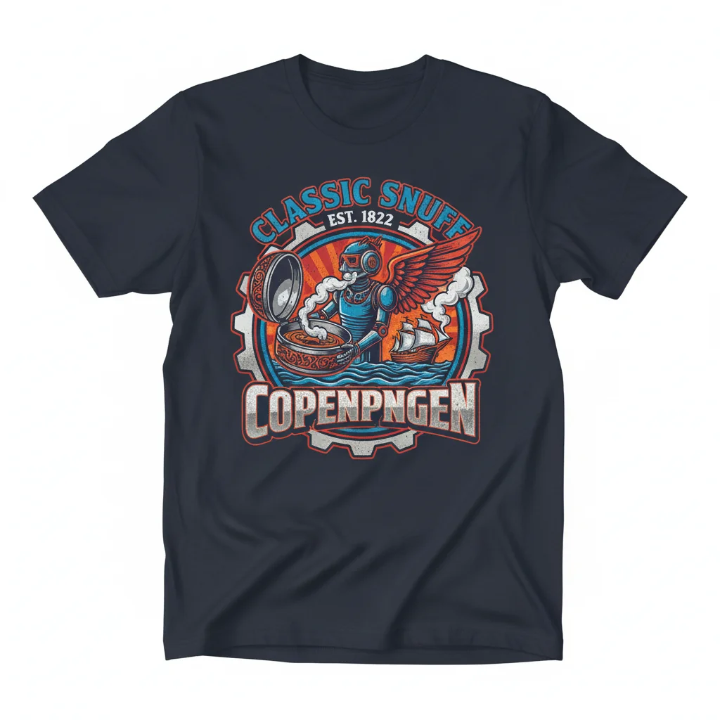 Copenhagen Classic Snuff T-Shirt - Vintage Tobacco Apparel