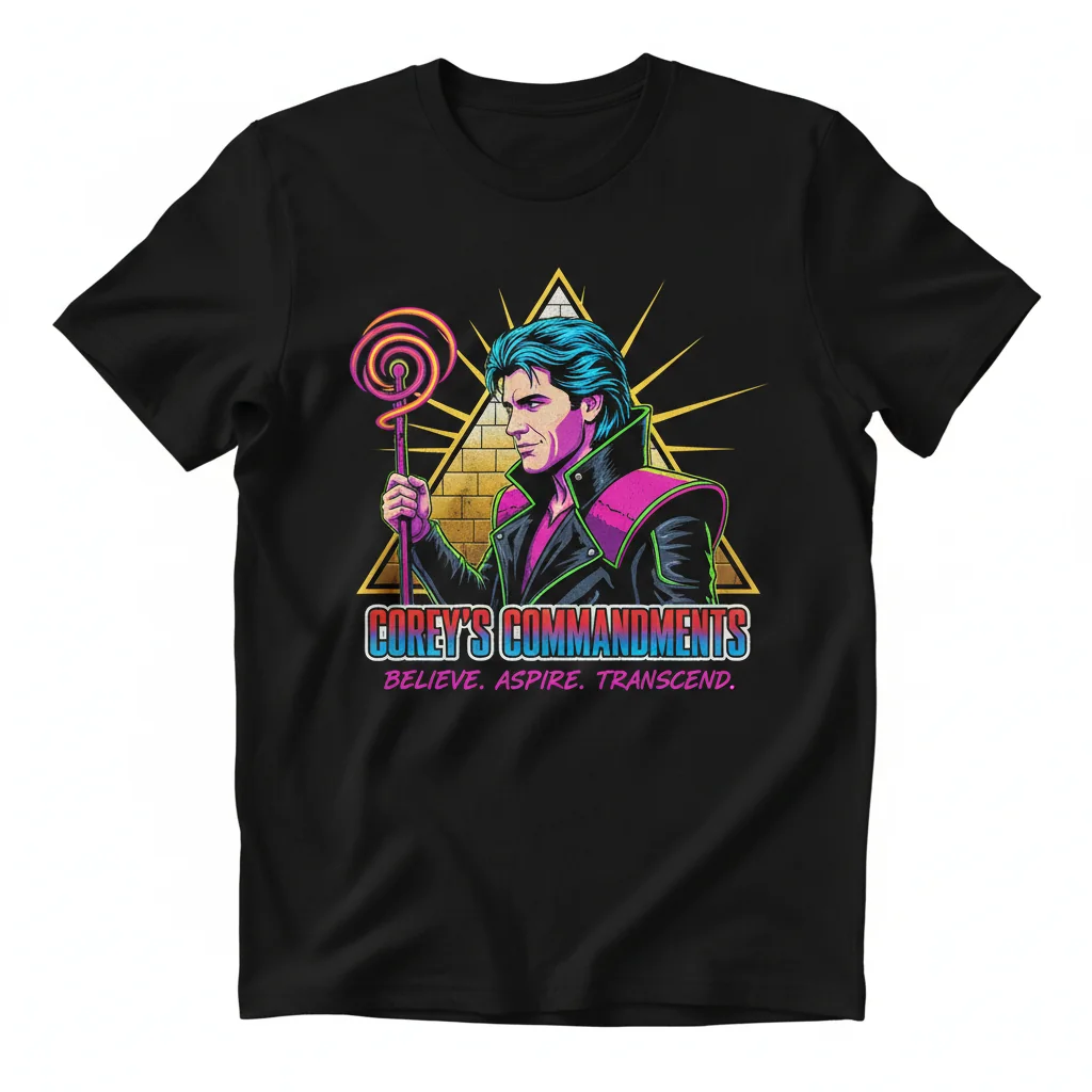 Corey Feldman T-Shirt | 80s Movie Icon Graphic Tee | Soft 100% Cotton