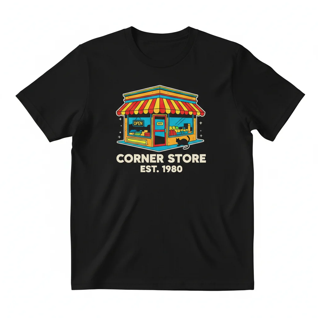The "Corner Store" Essential Tee: Where Memories Meet Style