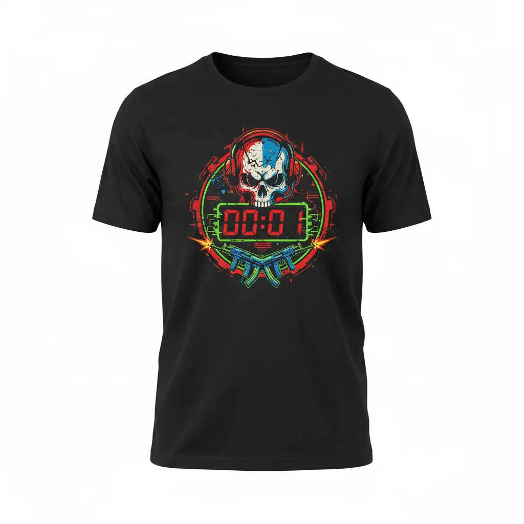 Counter Strike 1.6 Legacy Art Tee | Premium Nostalgia Collection