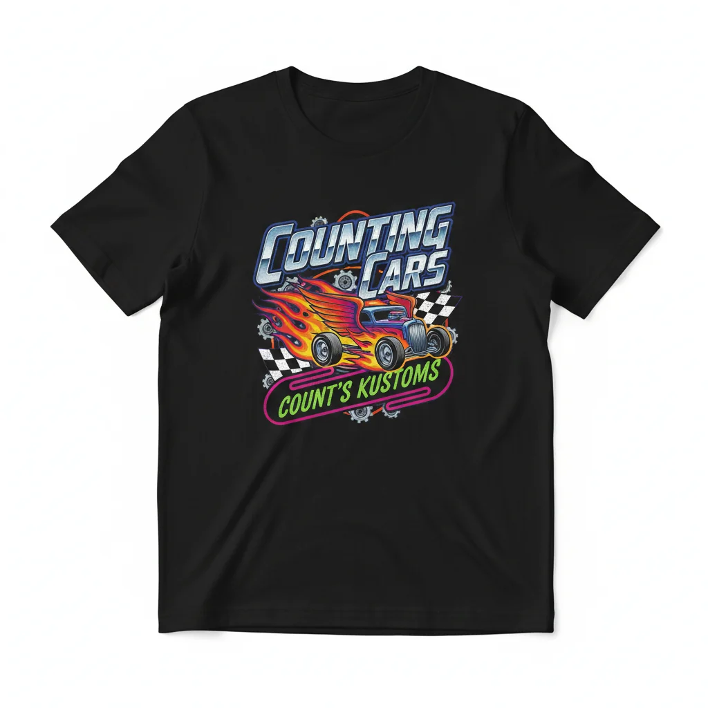 Count's Kustoms T-Shirt | Official Counting Cars Las Vegas Graphic Tee