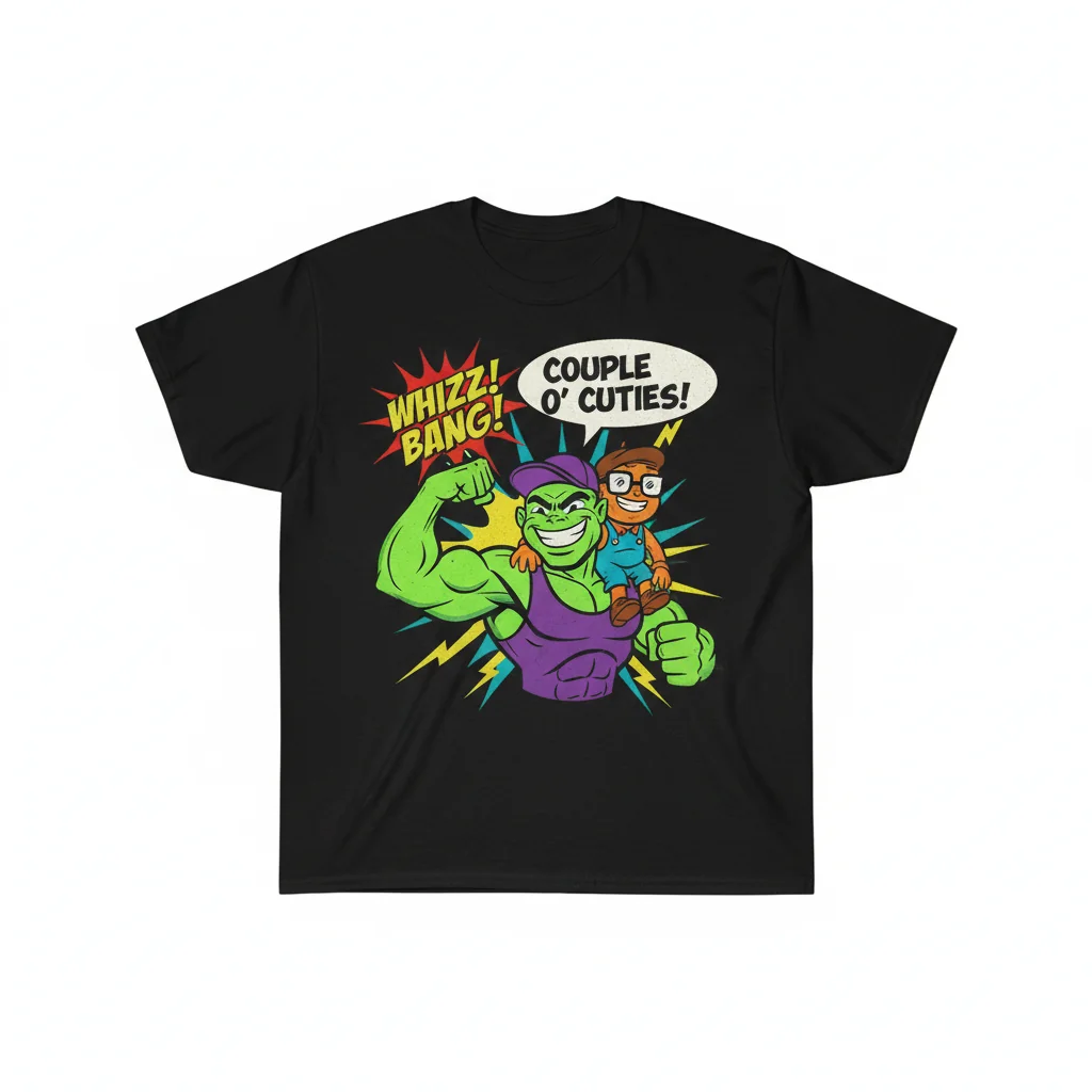 Snorpy & Chandlo 'Couple o' Cuties' Premium Essential T-Shirt – Unbeatable Durability & Comfort