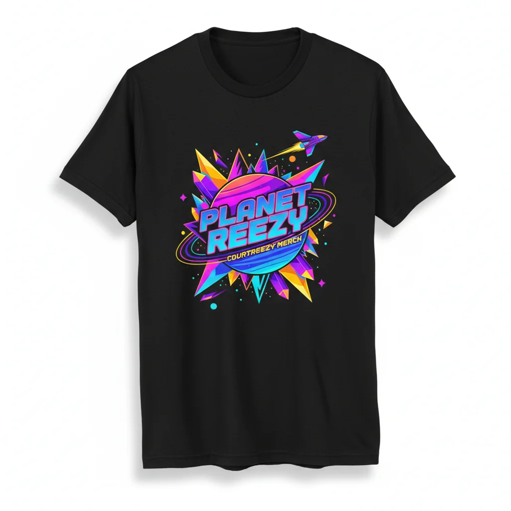 Courtreezy Merch Planet Reezy: The Essential T-Shirt That Lasts