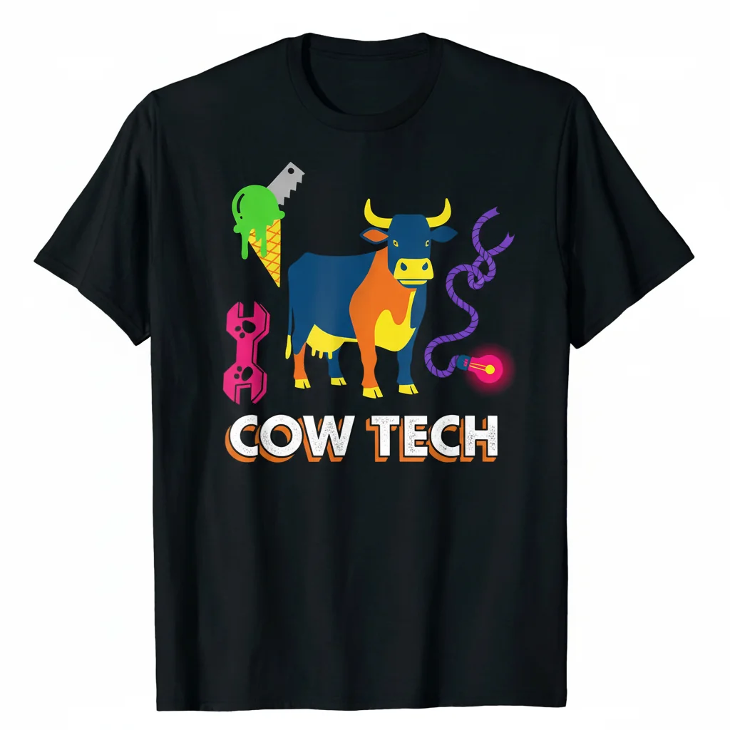 Cow Tools HD Graphic Tee - Premium Unisex T-Shirt