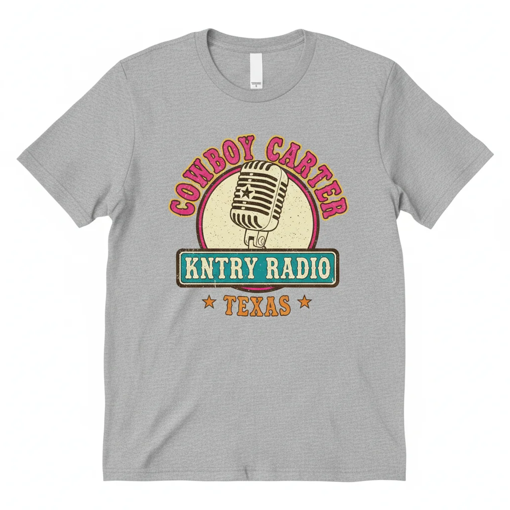 Cowboy Carter KNTRY Radio Texas Essential T-Shirt: Lasting Style, Ultimate Comfort