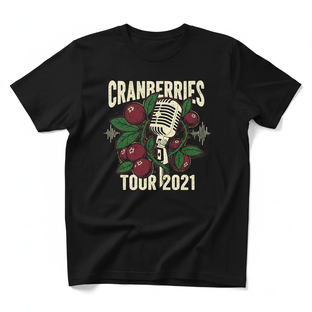 The Cranberries Tour 2021 Commemorative Unisex T-Shirt – Lasting Comfort & Style