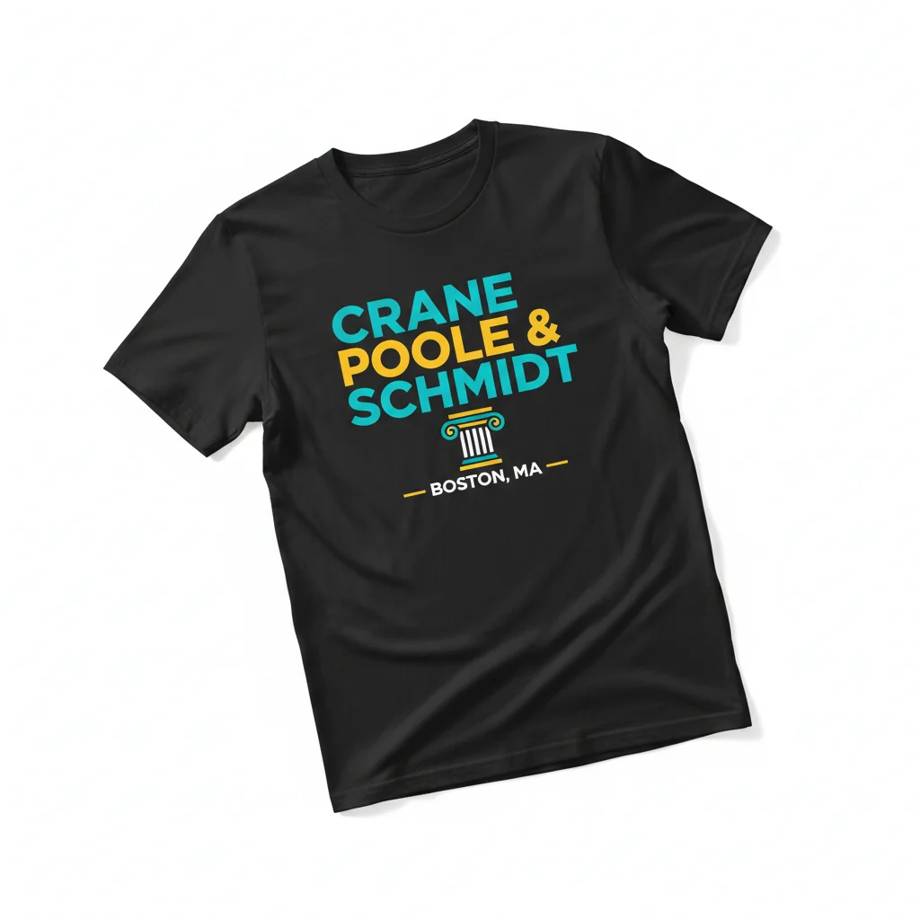 Crane Poole & Schmidt Boston MA Essential T-Shirt – Premium Cotton Tee