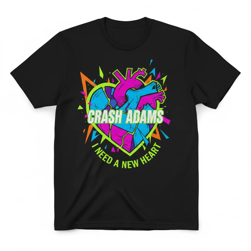 Crash Adams "I Need a New Heart" - Embrace the Emotion Tee