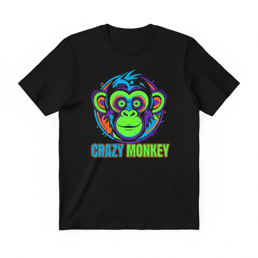 CRAZY MONKEY Essential T-Shirt: Unmatched Comfort & Durability for Your Everyday
