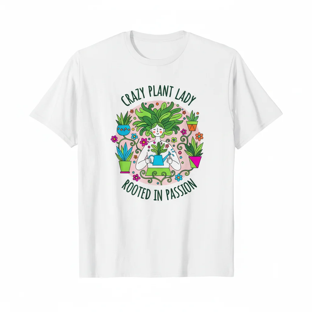 Crazy Plant Lady Essential T-Shirt – Soft & Stylish Unisex Tee