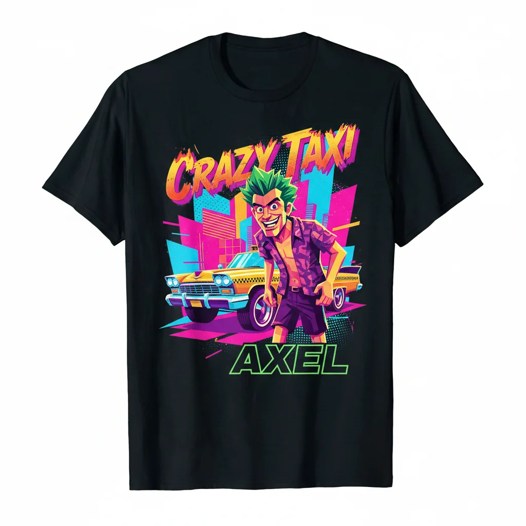 Crazy Taxi - Axel: The Essential, Durable & Vibrant T-Shirt