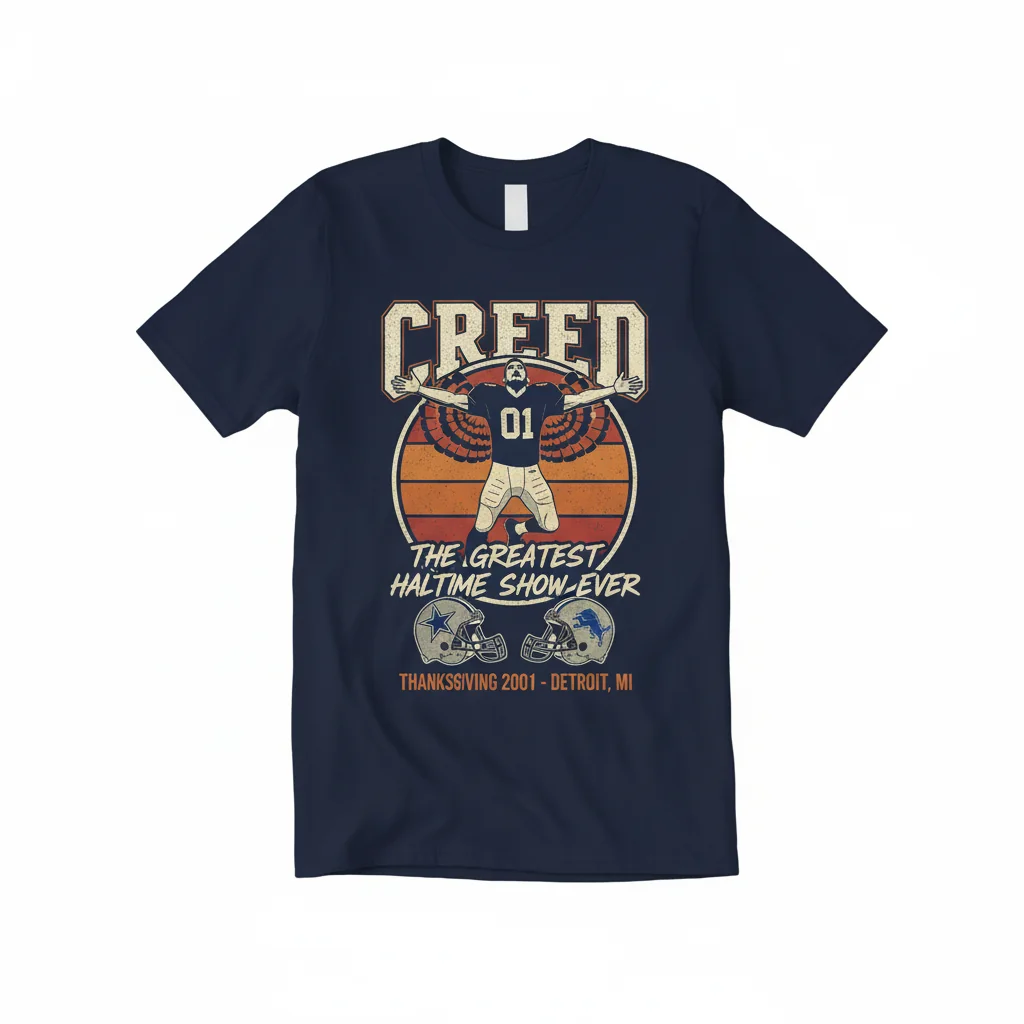 Creed Thanksgiving Halftime Show T-Shirt - Greatest Ever Fan Tee