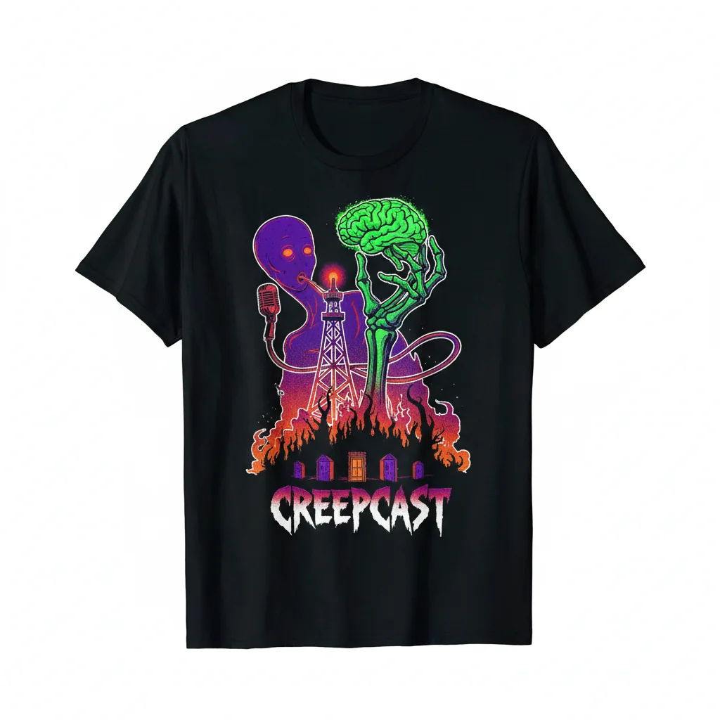 CreepCast Fanart Essential T-Shirt - Premium Ring-Spun Cotton Tee