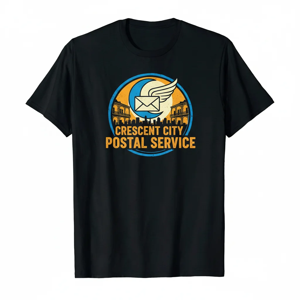 Crescent City Postal Service Essential T-Shirt – Premium Cotton, Retail Fit & Durable Design