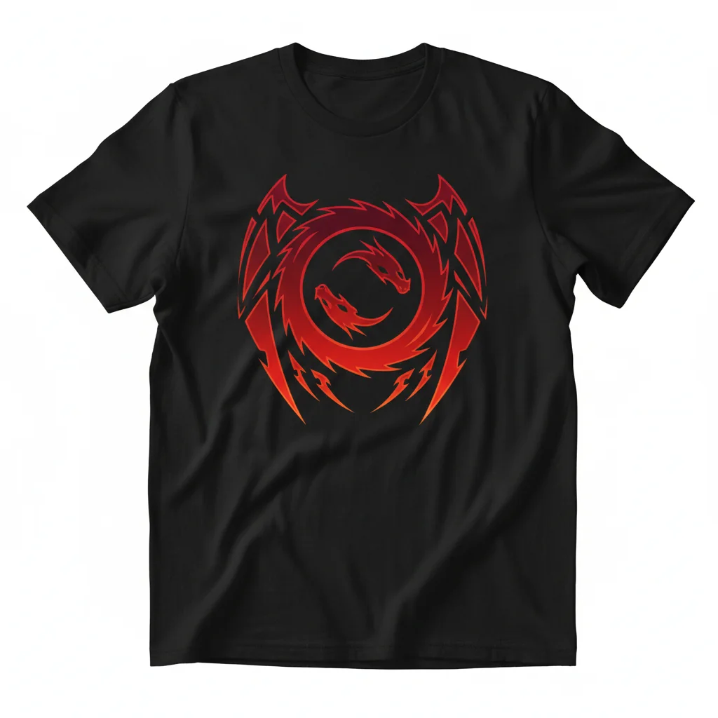 Crimson Dragon Mark Premium T-Shirt – Unrivaled Comfort & Lasting Style