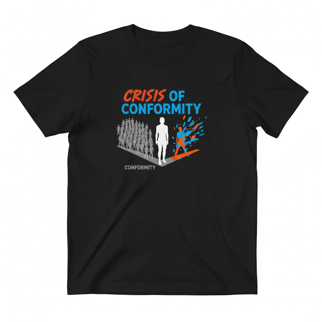 Crisis Of Conformity T-Shirt - Premium Cotton, Retail Fit Tee