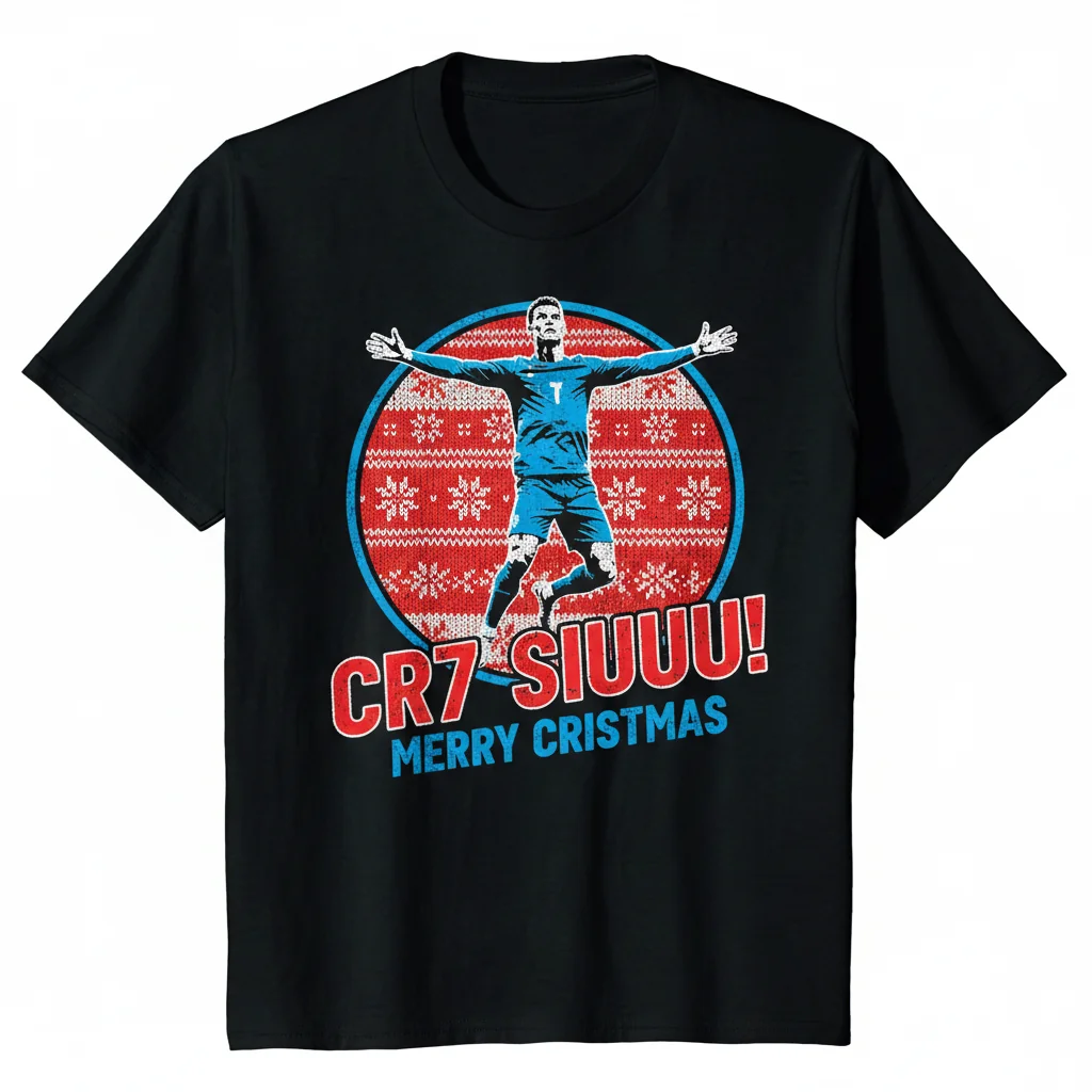 Cristiano Ronaldo Siu Christmas Jumper Ornament