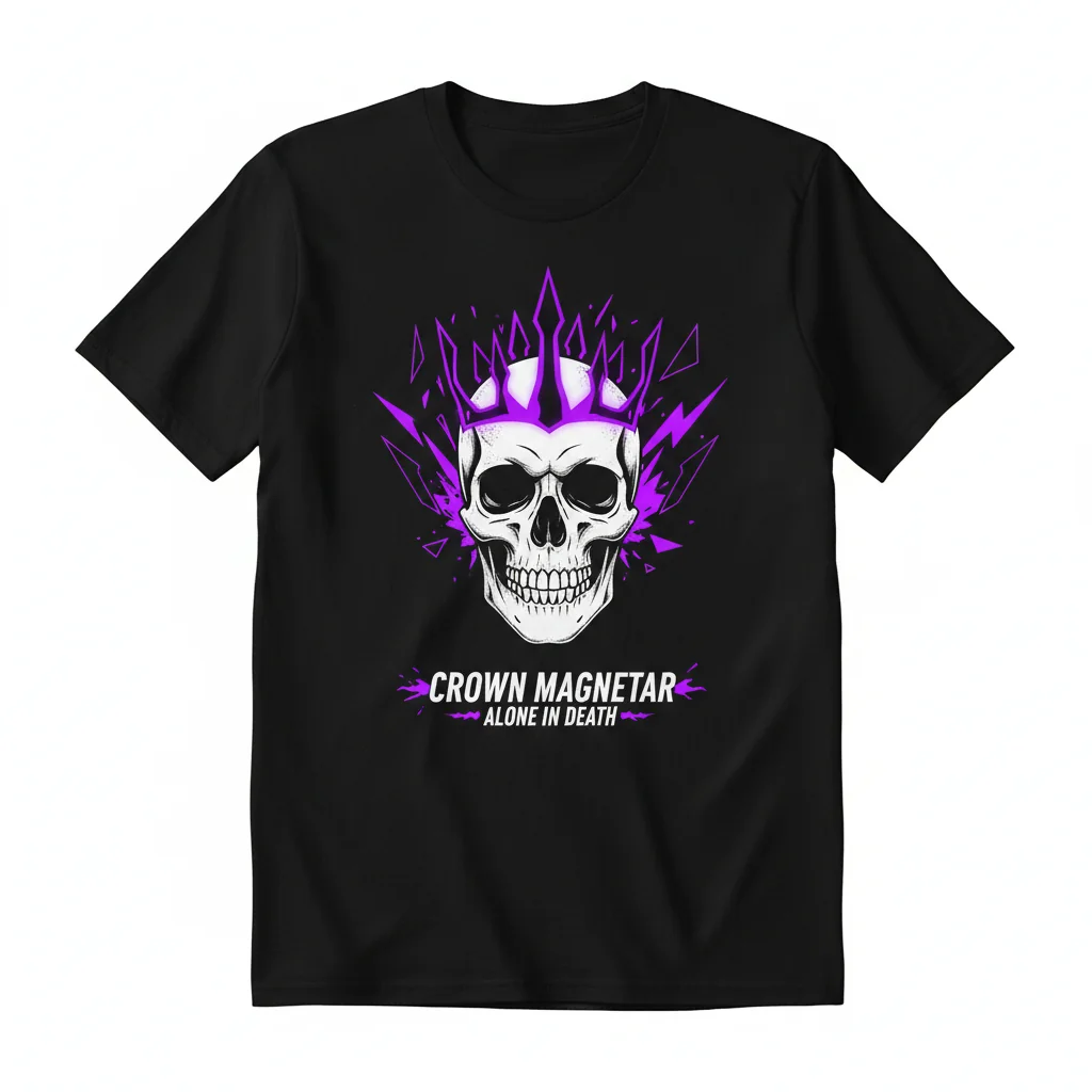 Crown Magnetar "Alone In Death" Essential T-Shirt - Premium Band Merch