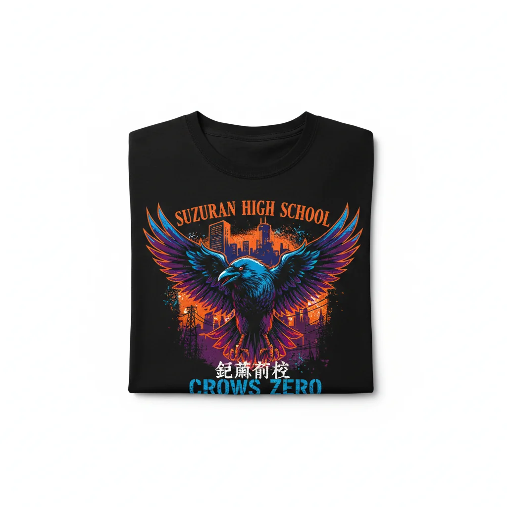 Crows Zero Suzuran High School Alumni Tee - Essential Collection