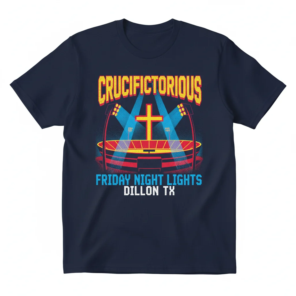 Crucifictorius Friday Night Lights – Premium Graphic Tee