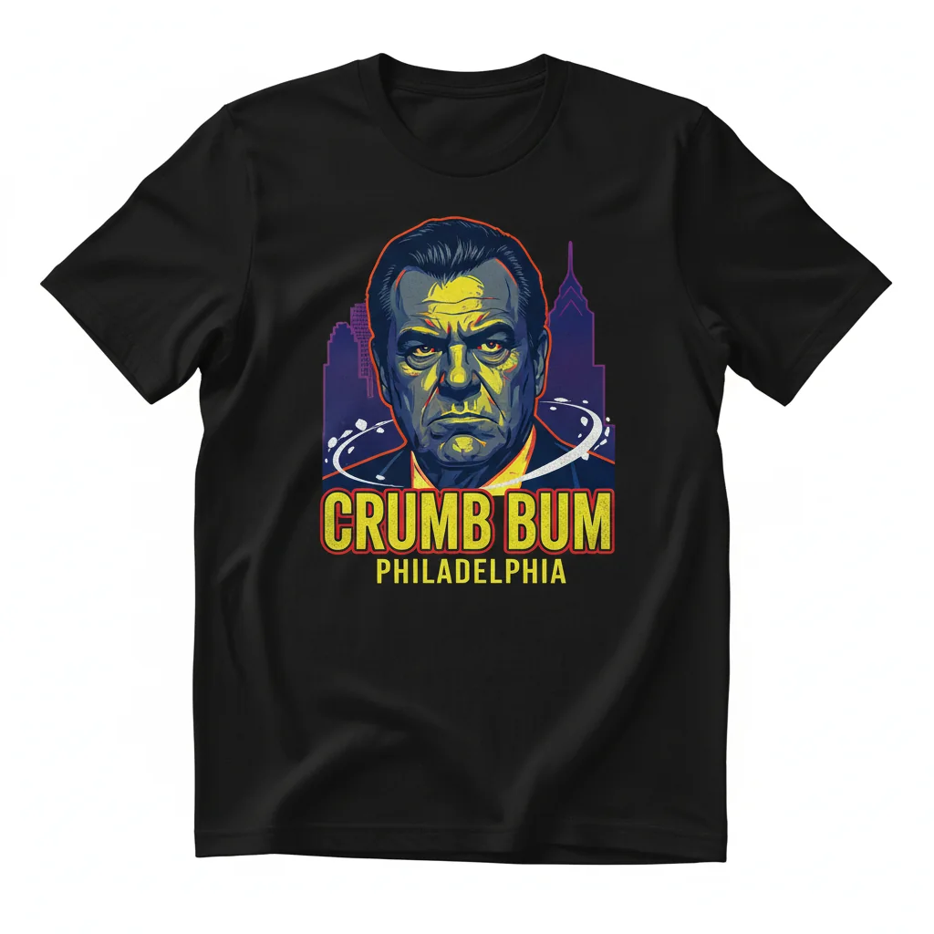Crumb Bum Philadelphia Frank Rizzo T-Shirt - Iconic Tribute Tee